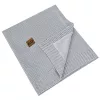 EKO Bambusz takaró szőrme béléssel 100x80 cm - Grey