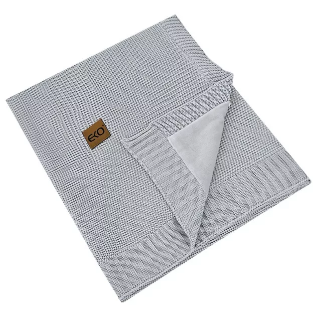 EKO Bambusz takaró szőrme béléssel 100x80 cm - Grey