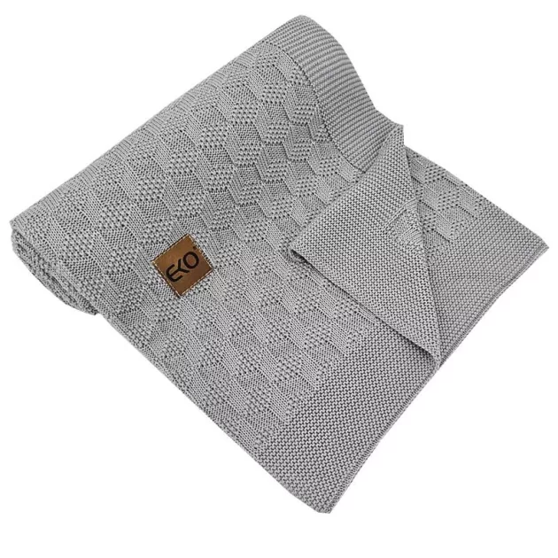 EKO Bambusz takaró 80x100cm - Light Grey