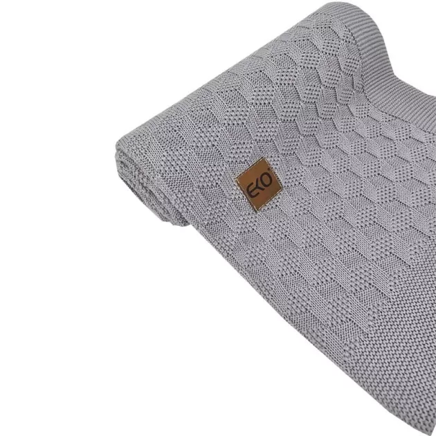 EKO Bambusz takaró 80x100cm - Light Grey