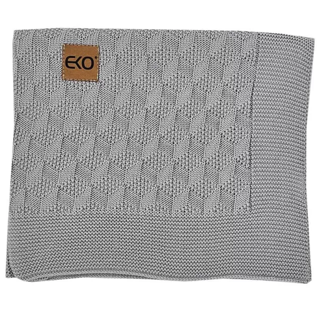 EKO Bambusz takaró 80x100cm - Light Grey