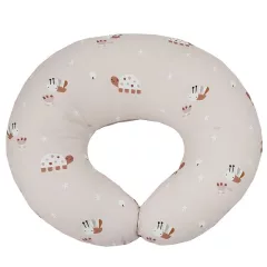 EKO Szoptatós párna kicsi Velvet Bees 60x60 cm - Beige