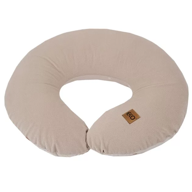 EKO Szoptatós párna kicsi Velvet Bees 60x60 cm - Beige