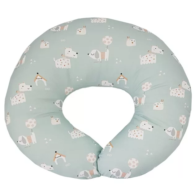 EKO Szoptatós párna kicsi Velvet Dogs 60x60 cm - Mint