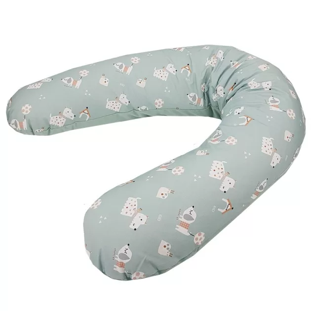 EKO Szoptatós párna Dogs 180 cm - Mint