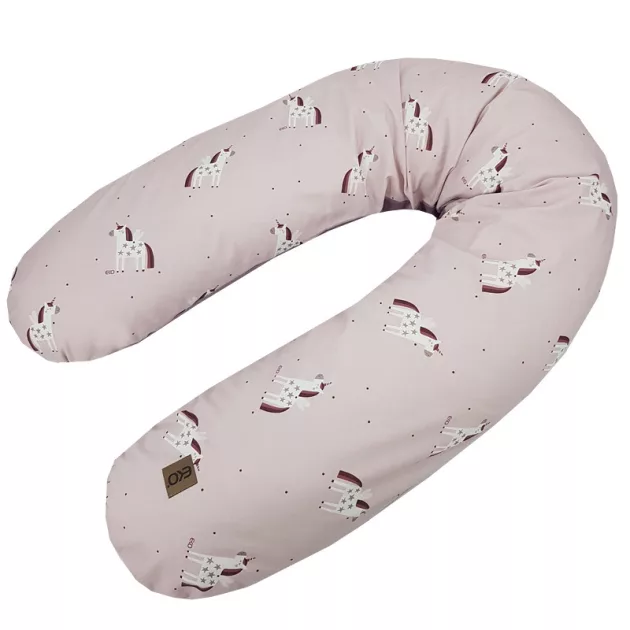 EKO Szoptatós párna Velvet 180cm - Unicorn 