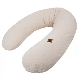 EKO Szoptatós párna muszlin 180 cm - Beige