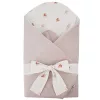 EKO takaró pamutból velúrral és kókusz belsővel masnival Meadow 75x75cm - Beige