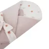 EKO takaró pamutból velúrral és kókusz belsővel masnival Meadow 75x75cm - Beige