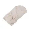 EKO Muszlin pólya kókusz kivehető betéttel és masnival 75x75 cm - Beige