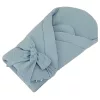 EKO Muszlin pólya kókusz kivehető betéttel és masnival 75x75 cm - Blue