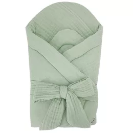 EKO Muszlin pólya merevítés nélkül 75x75 cm - menta