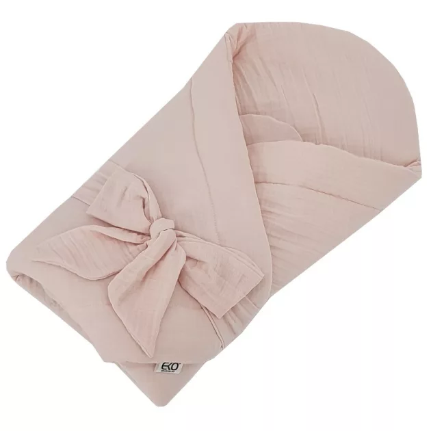 EKO Muszlin pólya megerősítés nélkül 75x75 cm - Powder pink