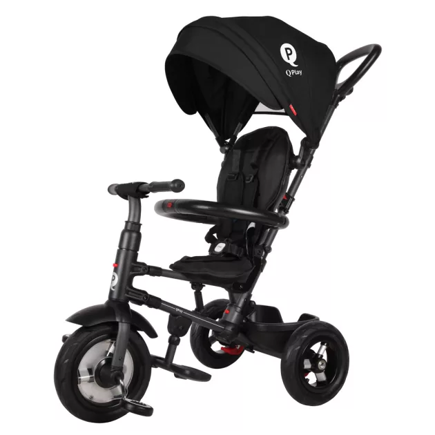 QPLAY Tricikli Rito air gel (Gumi) Black, kor 10-72 hó