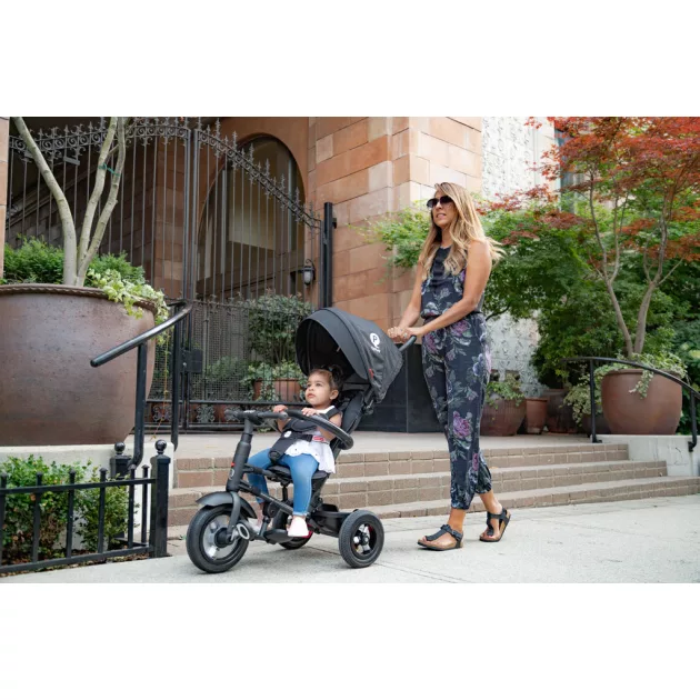 QPLAY Tricikli Rito air gel (Gumi) Black, kor 10-72 hó