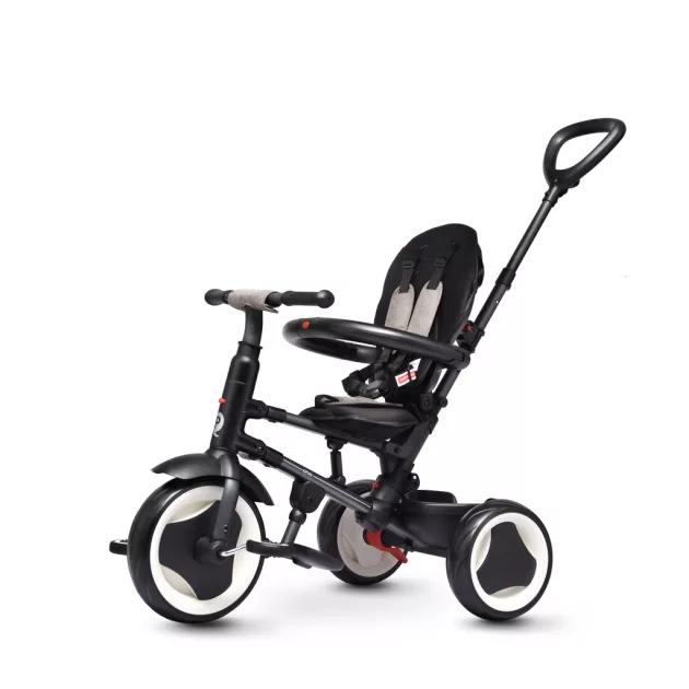 QPLAY Tricikli Rito eva plus Black, életkor 10-72 hónap