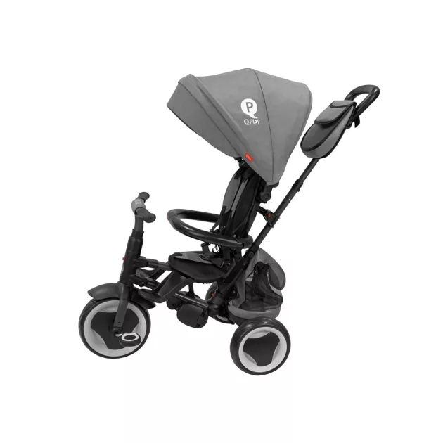 QPLAY Tricikli Rito eva plus Grey, életkor 10-72 hónap