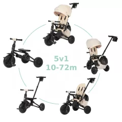 QPLAY Nova Max 5az1-ben tricikli - Beige