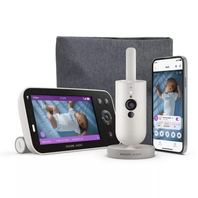 Philips AVENT SCD971/26 Premium intelligens babafigyelő sírás fordítással, alvás- és légzéskövetéssel