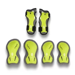   QPLAY Gyermek védőfelszerelés Green, méret S, kor 3-5 év