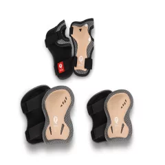   QPLAY Gyermek védőfelszerelés Khaki, méret S, kor 3-5 év