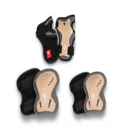   QPLAY Gyermek védőfelszerelés Khaki, méret S, kor 3-5 év