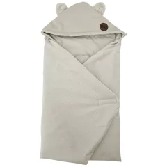   EKO Pamut autósülés lábzsák bársony Light Beige 110x100cm