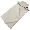 EKO Pamut autósülés lábzsák bársony Light Beige 110x100cm