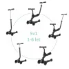 QPLAY Sema Pro 5in1 Roller / Futóbicikli 1-6 éves korig, 50 kg-ig - Black