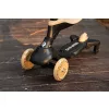 QPLAY futóbicikli / roller Sema Evo LED fényekkel Khaki, 1 - 6 éves korig, 50 kg-ig