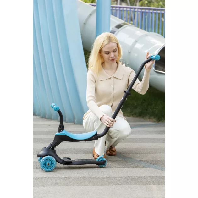 Qplay Sema Evo roller 3az1ben 1-6 éves kor, 50 kg-ig - Sky Blue
