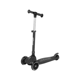   QPlay Sparkling gyerek roller LED világító kerekekkel - Black