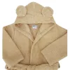 EKO Köntös pamutból kapucnival és fülekkel méret 80-86 - Beige