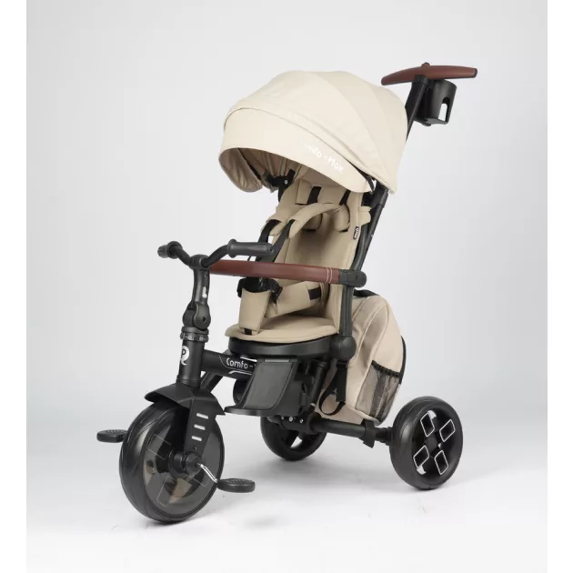 QPLAY Tricikli Comfo Max Beige, 7in1, 10-72 hónap