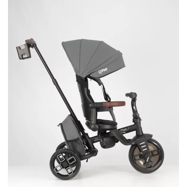 QPLAY Tricikli Comfo Max Grey, 7in1, 10-72 hónap