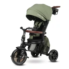 QPLAY Tricikli Comfo Max Olive Green, 7in1, 10-72 hónap