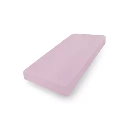 BABYMATEX Jersey lepedő gumival, 60x120 - Rózsaszín