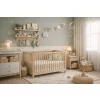 BABYMATEX Jersey gumis lepedő 60x120cm - Ekrü elefántcsont