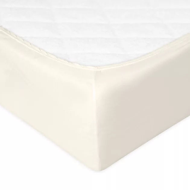 BABYMATEX Jersey gumis lepedő 60x120cm - Ekrü elefántcsont