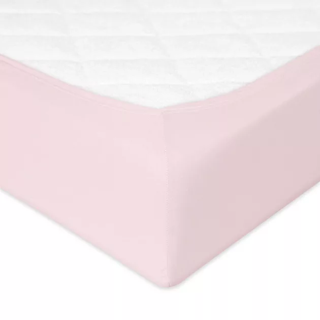 BABYMATEX Jersey gumis lepedő 60x120cm - Órózsaszín púder