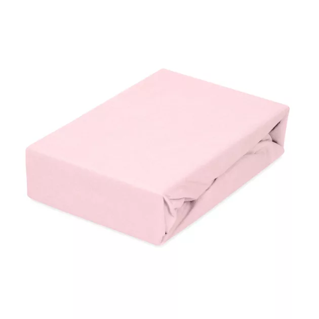 BABYMATEX Jersey gumis lepedő 60x120cm - Órózsaszín púder
