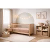 BABYMATEX Jersey gumis lepedő 60x120cm - Világosbarna dió
