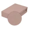 BABYMATEX Jersey gumis lepedő 60x120cm - Világosbarna dió