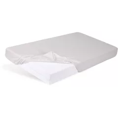 BABYMATEX Jersey gumis lepedő 60x120cm - Világosszürke