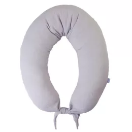   BABYMATEX Moon szoptatós párna muszlin 260 cm - világosszürke