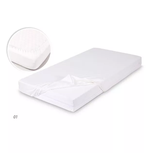 BABYMATEX Bambusz lepedő 60x120 - fehér