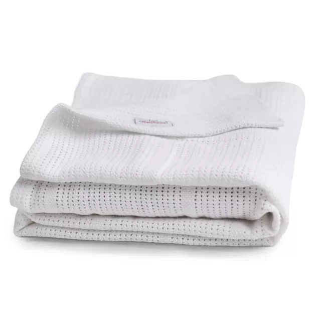 BABYMATEX Kötött pamut takaró 75x100cm Sisi - fehér