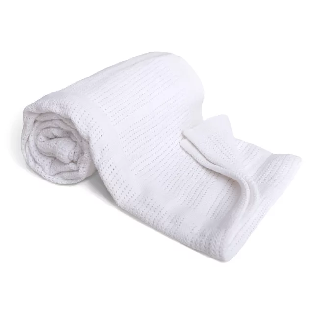 BABYMATEX Kötött pamut takaró 75x100cm Sisi - fehér