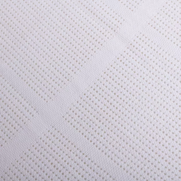 BABYMATEX Kötött pamut takaró 75x100cm Sisi - fehér