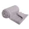 BabyMatex Kötött pamut takaró 75x100cm Sisi - szürke